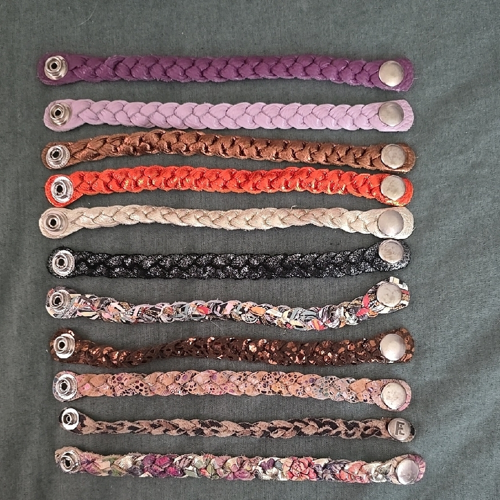 Braided Leather Bracelets